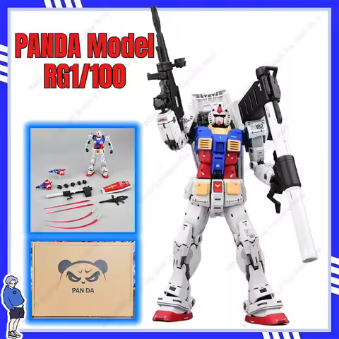 PANDA Model Rx-78-2 1/100 Scale Special RG 1/144 2.0 Enlarged Version Deployable Assembly Model Kits