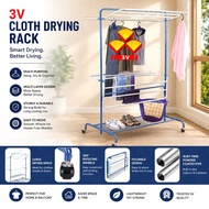 KT  WARE 3V OUTDOOR CLOTHS HANGER /DRYING CLOTH RACK / RAK SIDAI BAJU / AMPAIAN BAJU