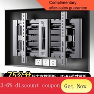 ! TV Bracket Standing Wall mount brackets(40-85Inch)Ultra-Thin TV Telescopic Rack Large Screen Wall-Mounted Shelf Foldin