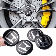 Auto007 Honda 4pcs 56mm Car Wheel Center Hub Cap Emblem Sticker for civic city Mugen U-219