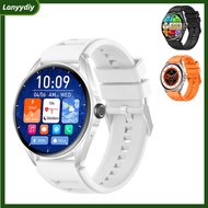 lA L61D Smart Watch 1.43 Inch AMOLED Screen Smart Watches Answer/Make Call Smart Fitness Tracker Watch Blood Pressure