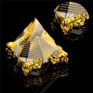 sale Fashion Energy Healing Small Feng Shui Egypt Egyptian Crystal Clear Pyramid Ornament Home Decor