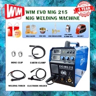 WIM EVO MIG 215 WELDING MACHINE CAN FIT 5KG & 15KG WIRE