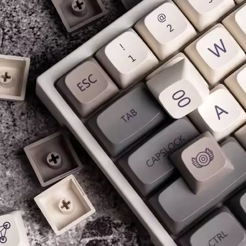 XDA profile 133 keys PBT keycap with 5 side Dye sublimation support English/French/Spanish/Russian/T