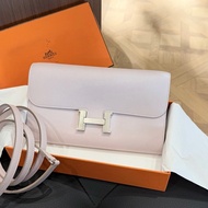 Hermes constance to go 夢幻紫 銀扣