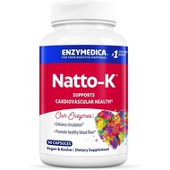 Enzymedica, Natto-K, Nattokinase Supplement, Promotes Heart Health & Circulation, 90 Count