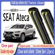 Suitable for SEAT Ateca Double-Layer Rubber Strip Wiper SEAT Ateca Car Double Rubber Strip Wiper Fro