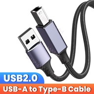 USB Printer Cable USB 2.0 Type A Male to Type B Male Printer Scanner Cable Cord High Speed for HP Canon Lexmark Epson DAC 2/3M