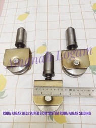 roda pagar 8 cm besi super solusi pintu pagar sliding