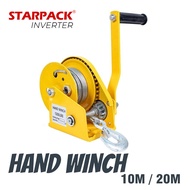 Hand Winch Brake Manual Hand Pulley/ 1200lbs 500Kg 10METERS & 20METERS
