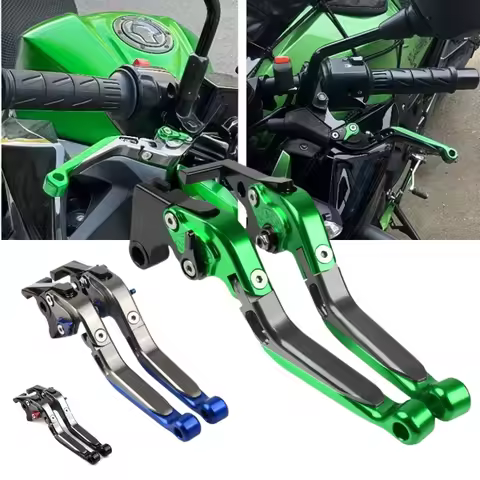 New CNC Parking handle clutch brake lever For Kawasaki NINJA 650R/ER-6F/ER-6N 06-08 ZZR600 90-04 ZX9