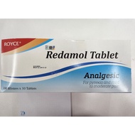 ROYCE Redamol Paracetamol Tablet 500mg 100 x 10 tablets