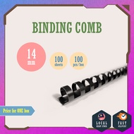 [ 50S & 100S/BOX ] PLASTIC BINDING COMB 21 RINGS (6MM-51MM)