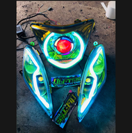reflektor lampu depan Jupiter MX old lama projie highlow hilow plus sein alis