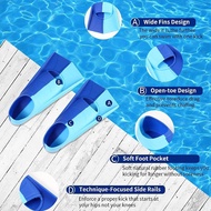 Children's Flipper Swimming Diving Flipper Adult Split Flipper Male and Female Swimming Frog Shoes S