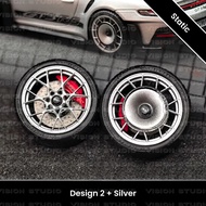 1/64 Model (S) Porsche 992 GT3RS MR Aerodisc Design Rim #2