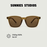 SUNNIES STUDIOS - Benett Basil Square Frame Sunglasses - 60317-3-3