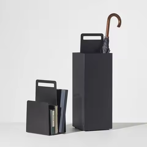 Commercial Floor Umbrella Stand Heavy-Duty Metal Rainbow Storage Rack for Home/Hotel Lobby/Storefron