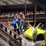 KOZEEY 1/64 Diorama Figure for Collections Model Building Kits Architecture Model