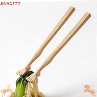 ANHUITYJ 1pair Foot Shape Chopsticks, 22cm With Straw Toe-Shaped Chopsticks, Novelty Soles of Feet E