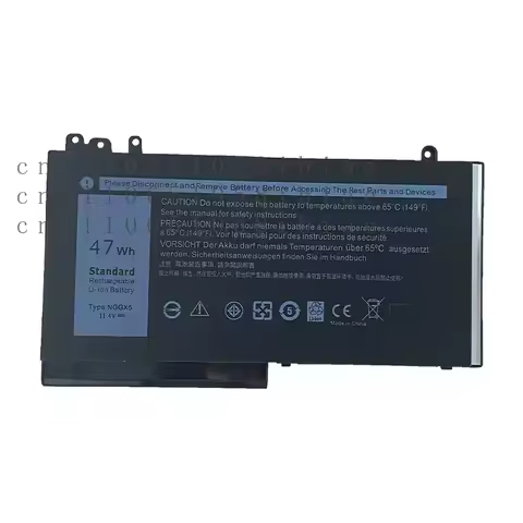 New Rechargeable 11.4V 47Wh 3917mAh Laptop Battery NGGX5 for Dell Latitude E5250 E5270 E5470 E5550 E
