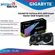GIGABYTE GeForce RTX 4070 Super Master 12GB Graphic Card