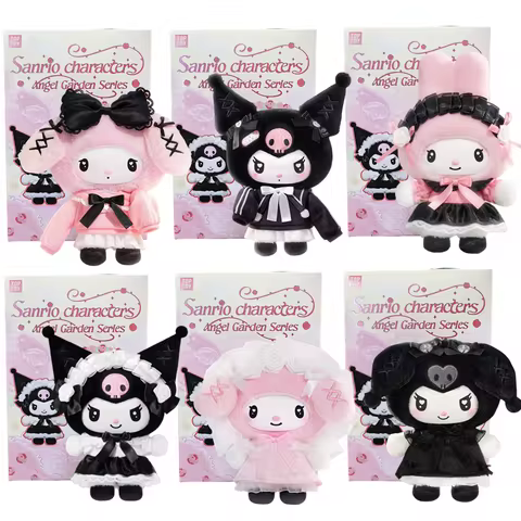 Toptoy Sanrio Characters Angel Garden Series Vinyl Pendant Blind Box Tidy Play Kawaii Kuromi Melody 