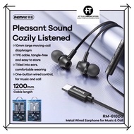 REMAX Earphone Type C Earphone Gaming Earphone Type C Earphones Type C 耳机 RM-610DA Wired Earphone Ba