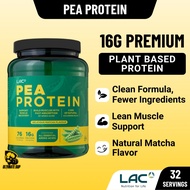 LAC, Pea Protein Matcha, Clean Plant Based Protein for Lean Muslce, Easy Digestion, Vegan Friendly, 