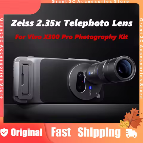 Original For Vivo X300 Pro Zeiss 2.35x Telephoto Lens Professional Photography Kit Mobile Phone Case