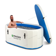 น้ำแข็งอ่างอาบน้ำพองสปาน้ำแข็งอ่างอาบน้ำฝาปิดเย็น Plunge ICE Bath Tub Recovery POD-ICE Bath Tub พร้อ