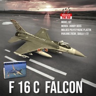 F16C miniature airplane Model Kit Hobby BossFALCON 20 cm 1:72