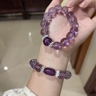 High-Grade Amethyst Bracelet for Women Good Meaning for Studying and Passing Exams Purple Aura Brace