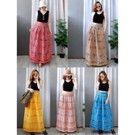 Hmong Pattern Round Pleated Skirt