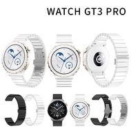 สายเซรามิคสำหรับนาฬิกา GT3 Pro สายสายนาฬิกาข้อมือ43มม. 46มม. สำหรับ GT 3 Pro สายสายรัดข้อมือสแตนเลสสตีล