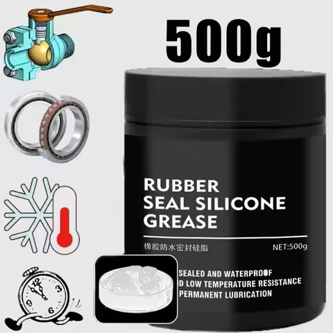 50-500g Waterproof Silicone Lubricant Grease Lithium Oil High Voltage Insulating Brake Marine Grease