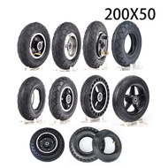 200X50 Tire & Inner Tube Set, 8" x 2" Electric Scooter Tube for Razor E100, E150, E200, Power Core E