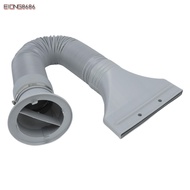 EIONG8686FT Exhaust Extension Hose, Flexible Bendable 67 Inches Length Spray Booth Hose Kit, Flat Ad