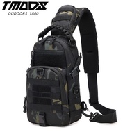 Waterproof Cycling Bag 4.25TMOOS Cycling Chest Bag Outdoor Leisure Men's Bag Shoulder Bag Messenger 