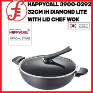 Happycall 3900-0292 | 3900-0592 | 3900-0376 | 3900-0375 32cm IH Diamond Lite With Lid Chef Wok