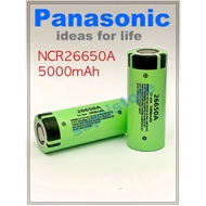 Panasonic NCR26650A 5000mAh 26650 Li-ion Rechargeable Battery 26650A