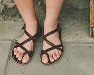 羅馬涼鞋、棕色涼鞋、希臘涼鞋、棕色皮革羅馬涼鞋、皮革涼鞋