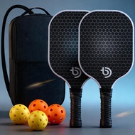 【Full Set】Pickleball Paddles Fiberglass Surface Pickleball Set Pickleball Rackets Pickle Ball Paddle