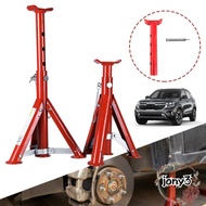 JONY Foldable Jack Stands, Telescopic Design Red Jack Stands, High Quality 2/3 Ton Capacity Adjustab