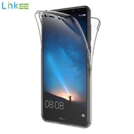For Huawei Nova 2i Phone Case, 360 Degree Full Cover Soft Clear Case Shockproof Transparent Silicone Casing