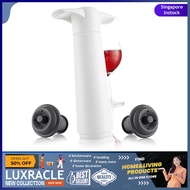 [sgstock] The Original Vacu Vin Wine Saver with 2 Vacuum Stoppers – White - [White] []