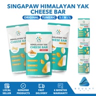 Singapaw Himalayan Yak Cheese Bar – Original Turmeric Pumpkin Strawberry S/M/L Dental Chew Dog Treat