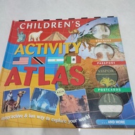 Children activity atlas hardcover