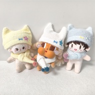 10cm棉花娃娃围巾帽子套装13cm哭娃衣服15CM周可可娃衣玩偶换装10cm cotton doll scarf hat set 120251227