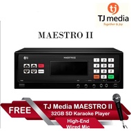 TJ MEDIA MAESTRO 2 TKR-335P WITH BUILT IN 32G SD CARD WITH FREE WIRED MICROPHONE